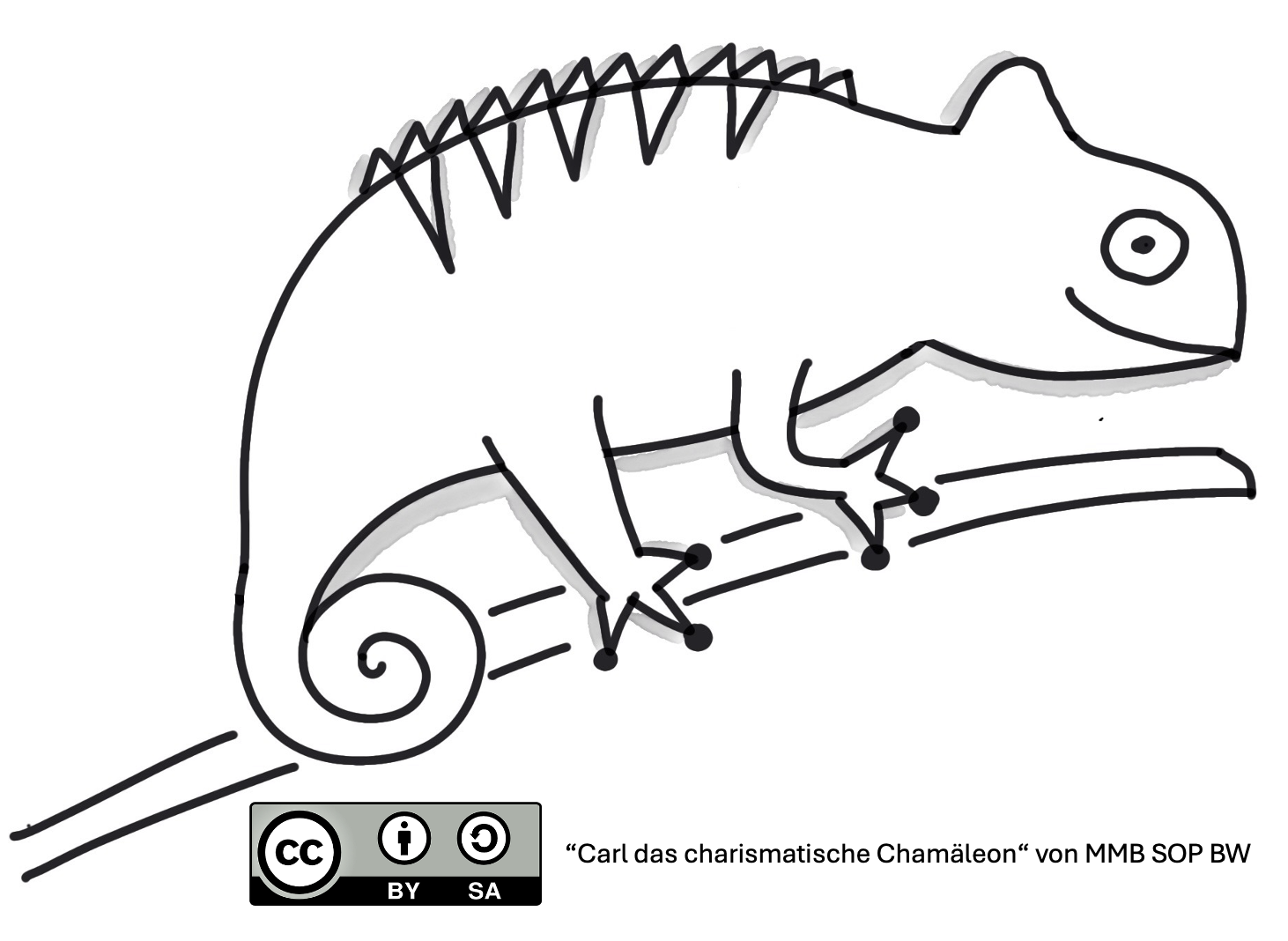 Hier wird die Lizenz mithilfe des Lizenz-Symbols angegeben.